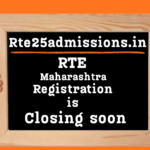 RTE Maharashtra Registration Closing