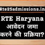 RTE ADMISSION HARYANA 2026